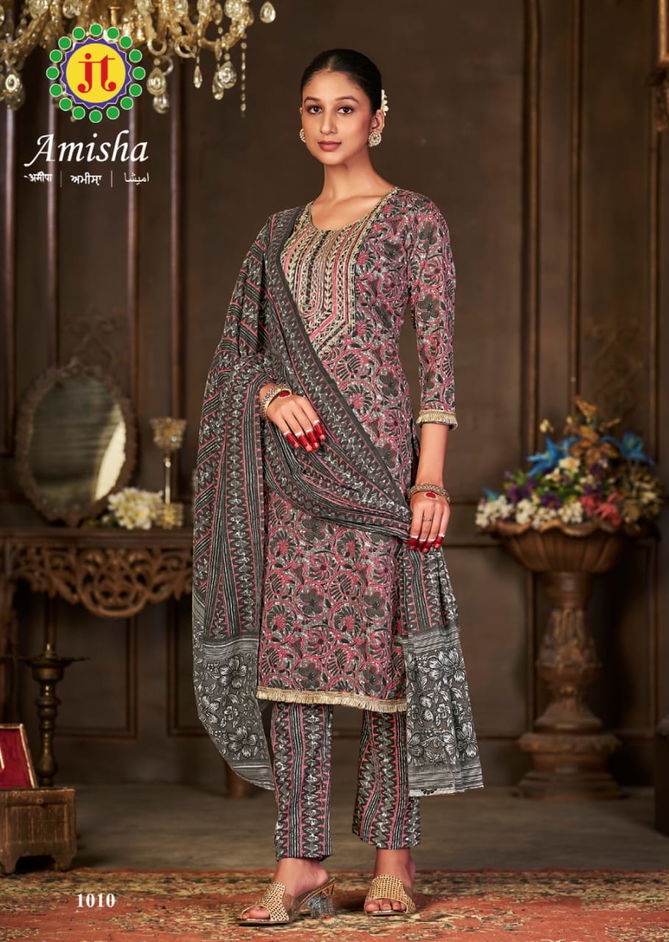 Jt Amisha Printed Designer Readymade Dress Catalog